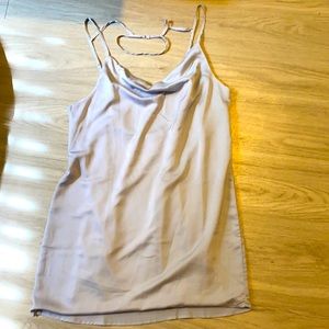 Slinky silver formal dress with chocker